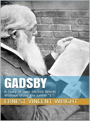cover image of Gadsby